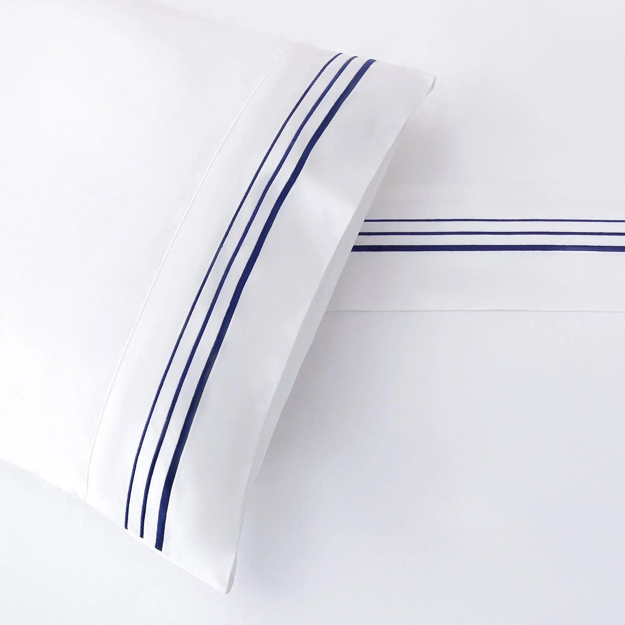 350TC Embroidered Border Sheet Set