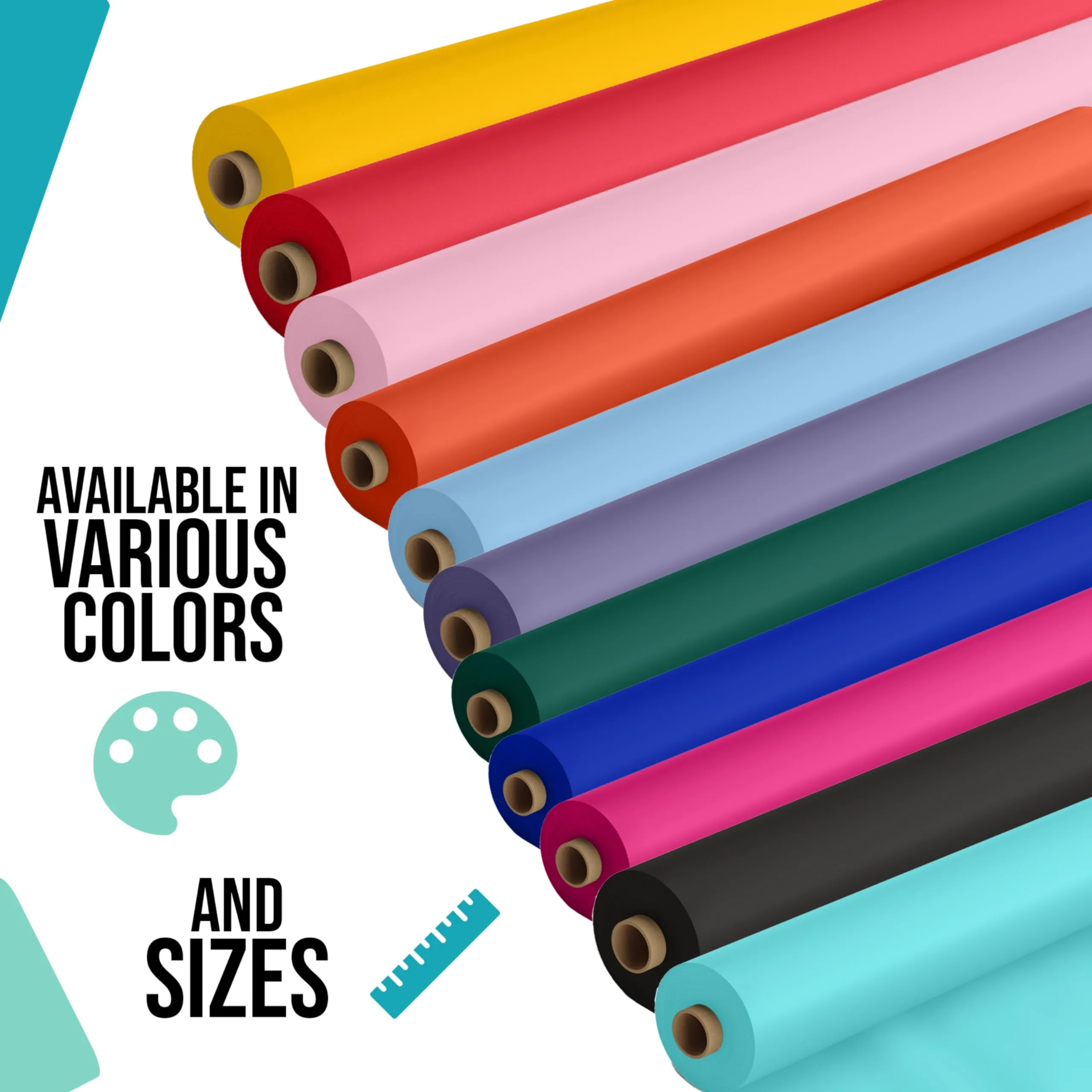 40 In. x 100 Ft. Pink Table Roll