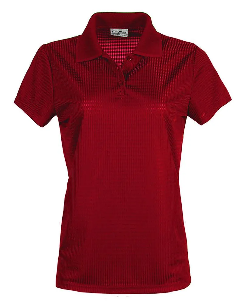 AKWA Ladies' Drop Needle Check Polo