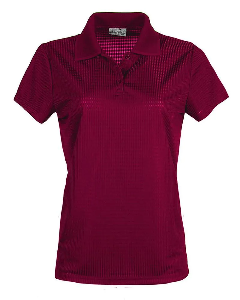 AKWA Ladies' Drop Needle Check Polo