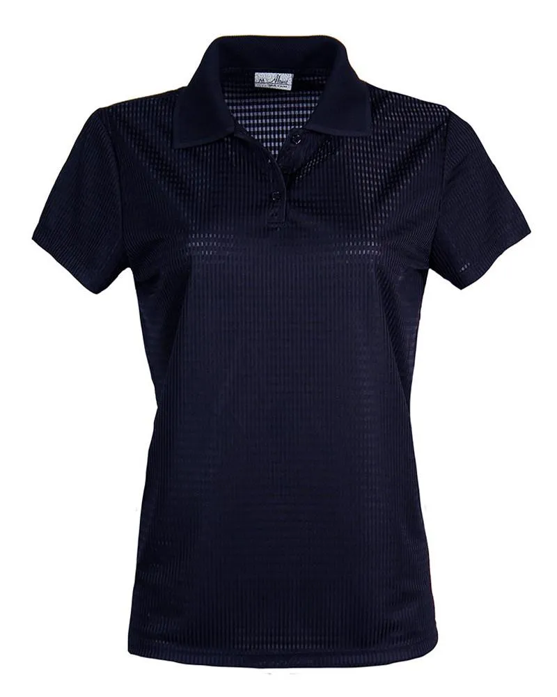 AKWA Ladies' Drop Needle Check Polo