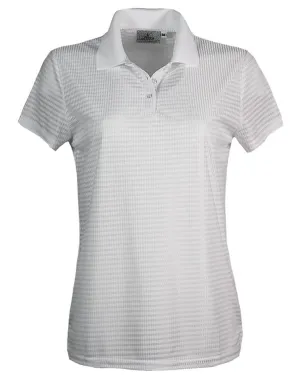 AKWA Ladies' Drop Needle Check Polo