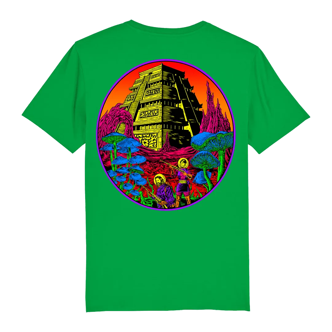Amon Acid - Outerworlds Colour T-Shirt - Green