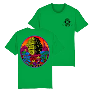 Amon Acid - Outerworlds Colour T-Shirt - Green