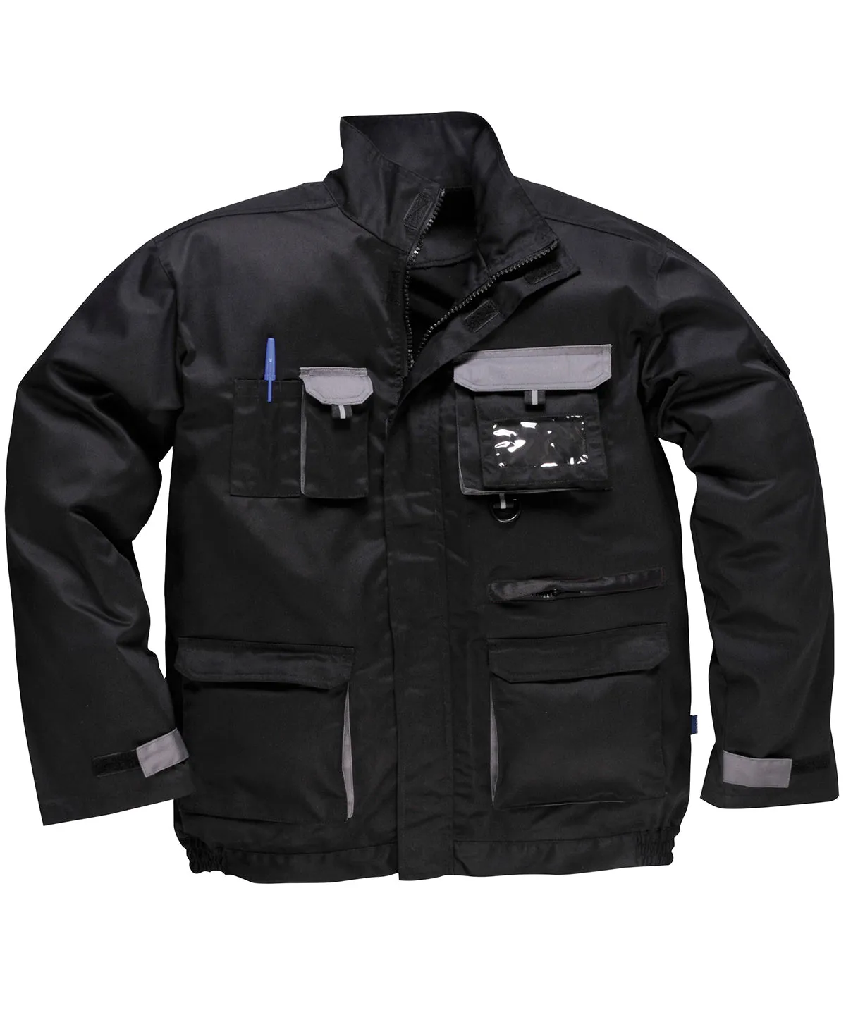 Black/Grey - Portwest Texo contrast jacket (TX10)