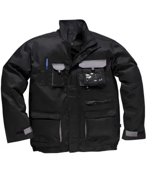 Black/Grey - Portwest Texo contrast jacket (TX10)