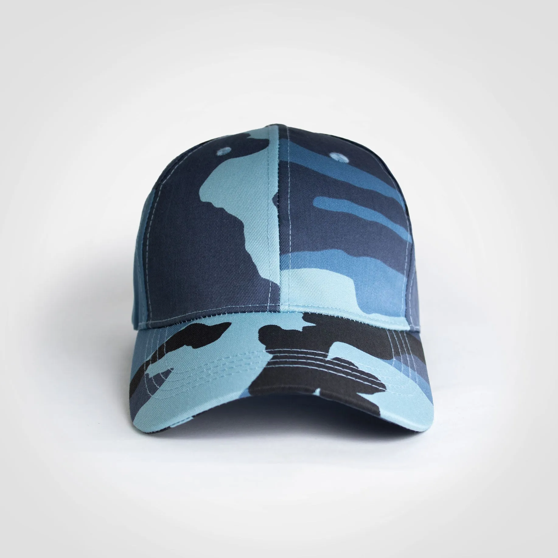 Camo Structured 6 Panel Cap