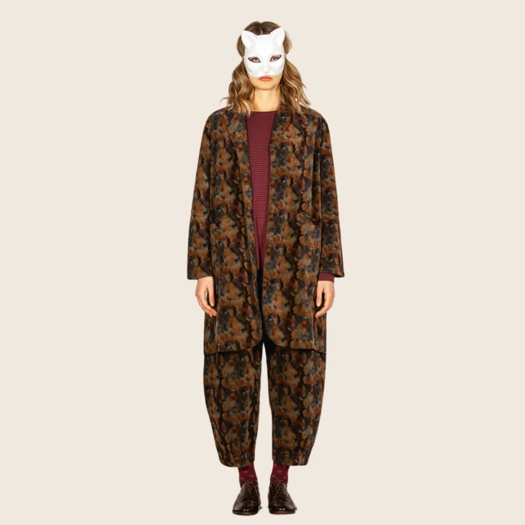 Cannolo PR Printed Velvet Jacket - Tfior Seme
