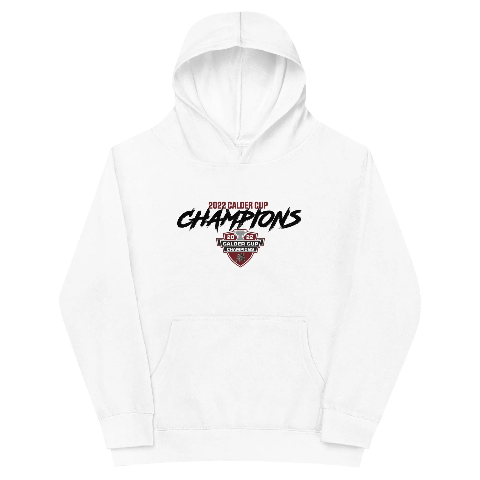 Chicago Wolves 2022 Calder Cup Champions Youth Script Pullover Hoodie