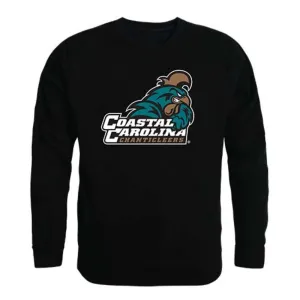 Coastal Carolina University Chanticleers Crewneck Pullover Sweatshirt Sweater Black