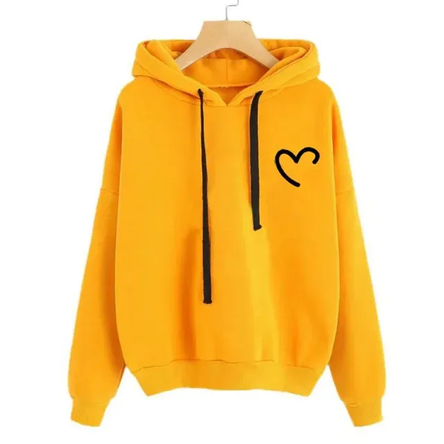 Couple hoodies heart
