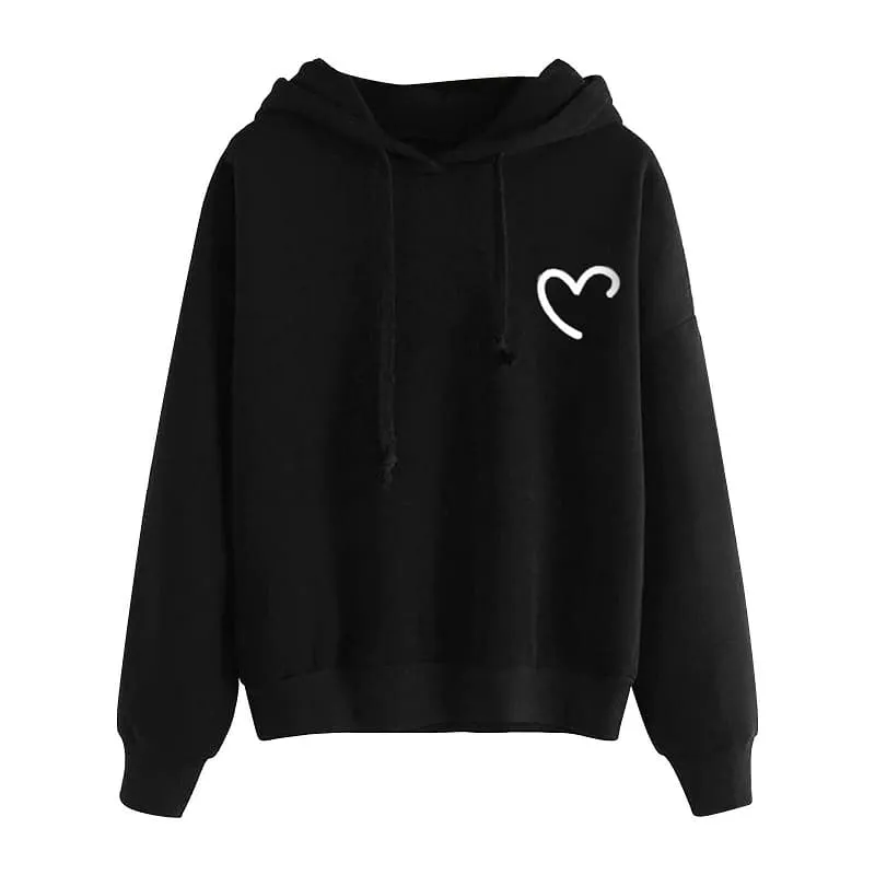 Couple hoodies heart