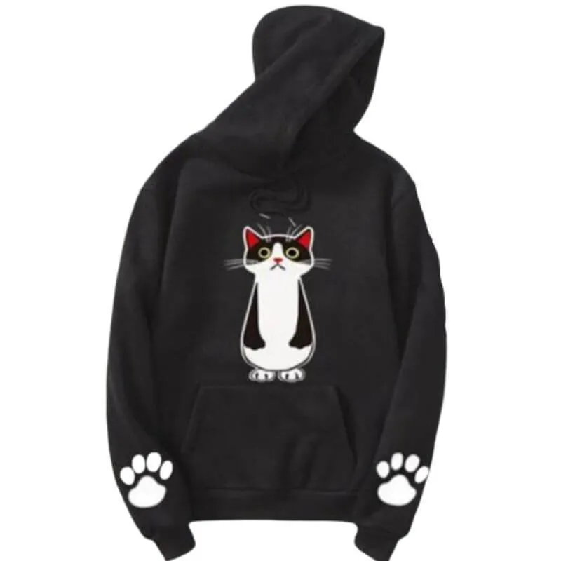 Couple Hoodies Korean Cats