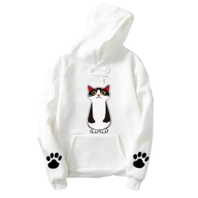 Couple Hoodies Korean Cats