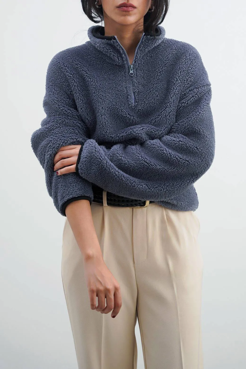 COZY FUR PULL-OVER