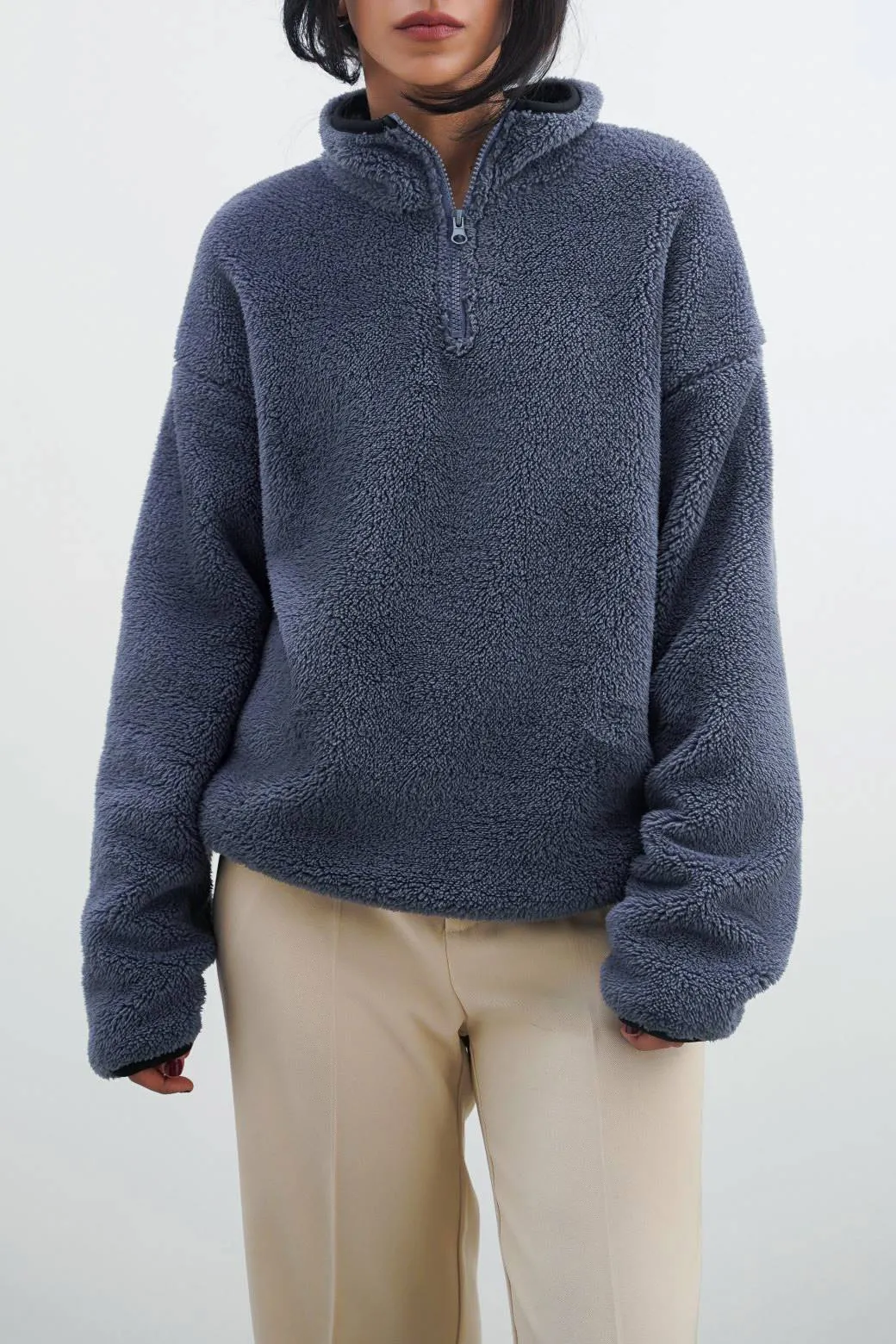 COZY FUR PULL-OVER