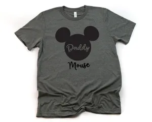 Daddy Mickey Mouse t shirt - Disney Trip Matching Shirts -Family Matching Disney Shirts - Custom Name