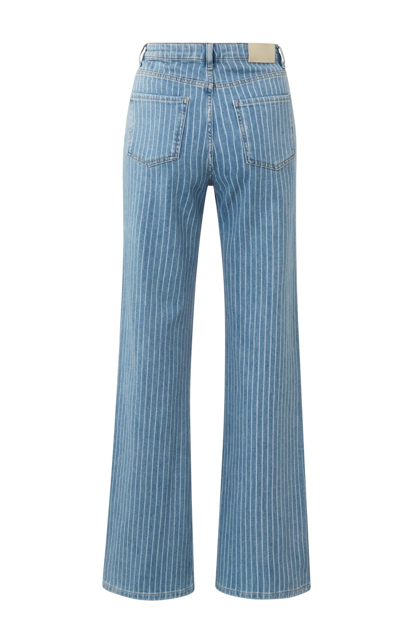Denim trousers with striped detail (L34)