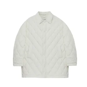 Diamond Quilted Mid-Length Jacket