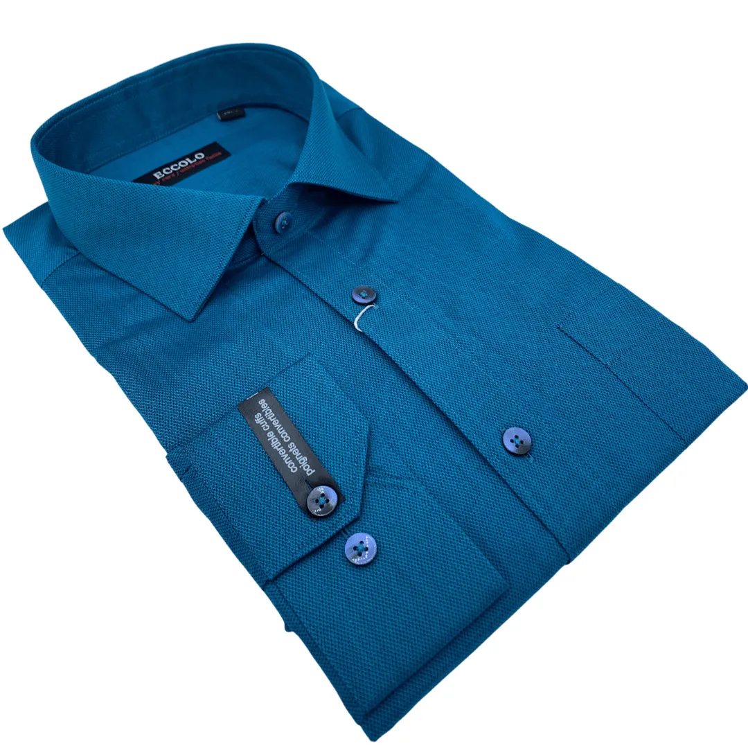 Eccolo Big & Tall Easy Care Dress Shirts - ER1NO-T