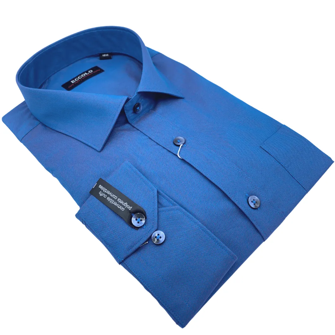 Eccolo Big & Tall Easy Care Dress Shirts - ER1NO-T