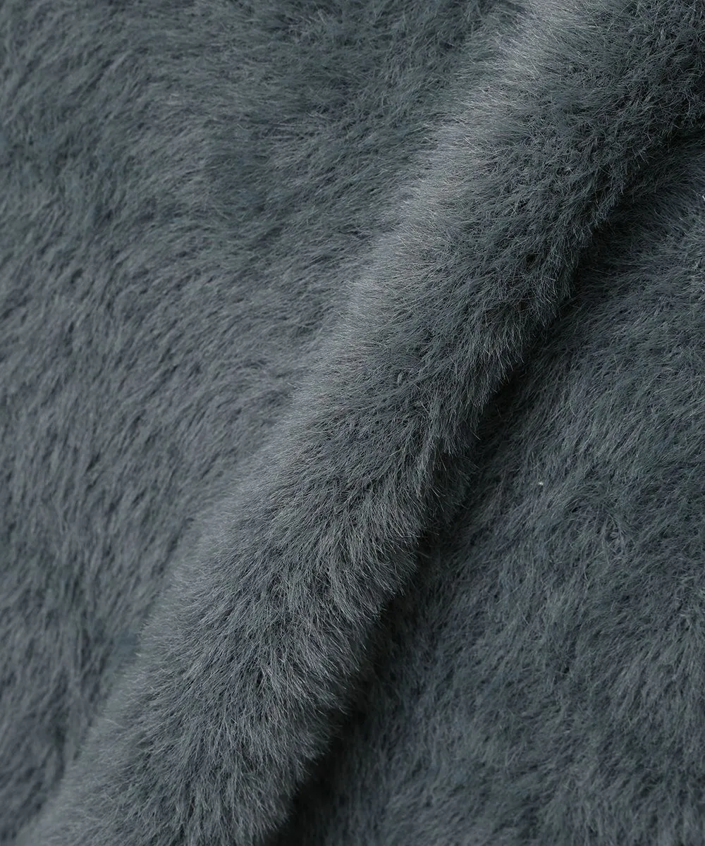 Emblem Button Feather Knit Cardigan / an another angelus [52BJ04j007].