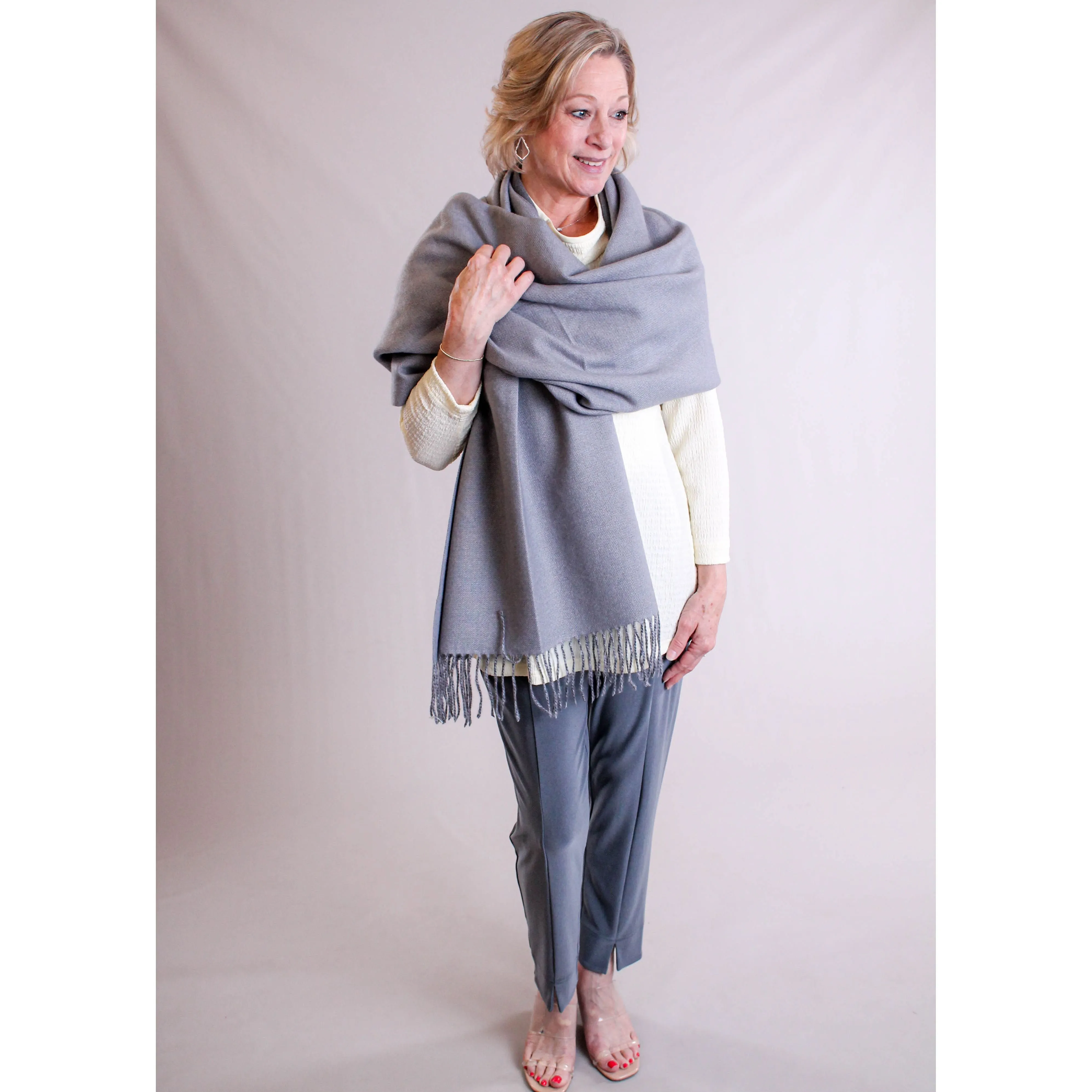 Fashion Scarf with Fringe
