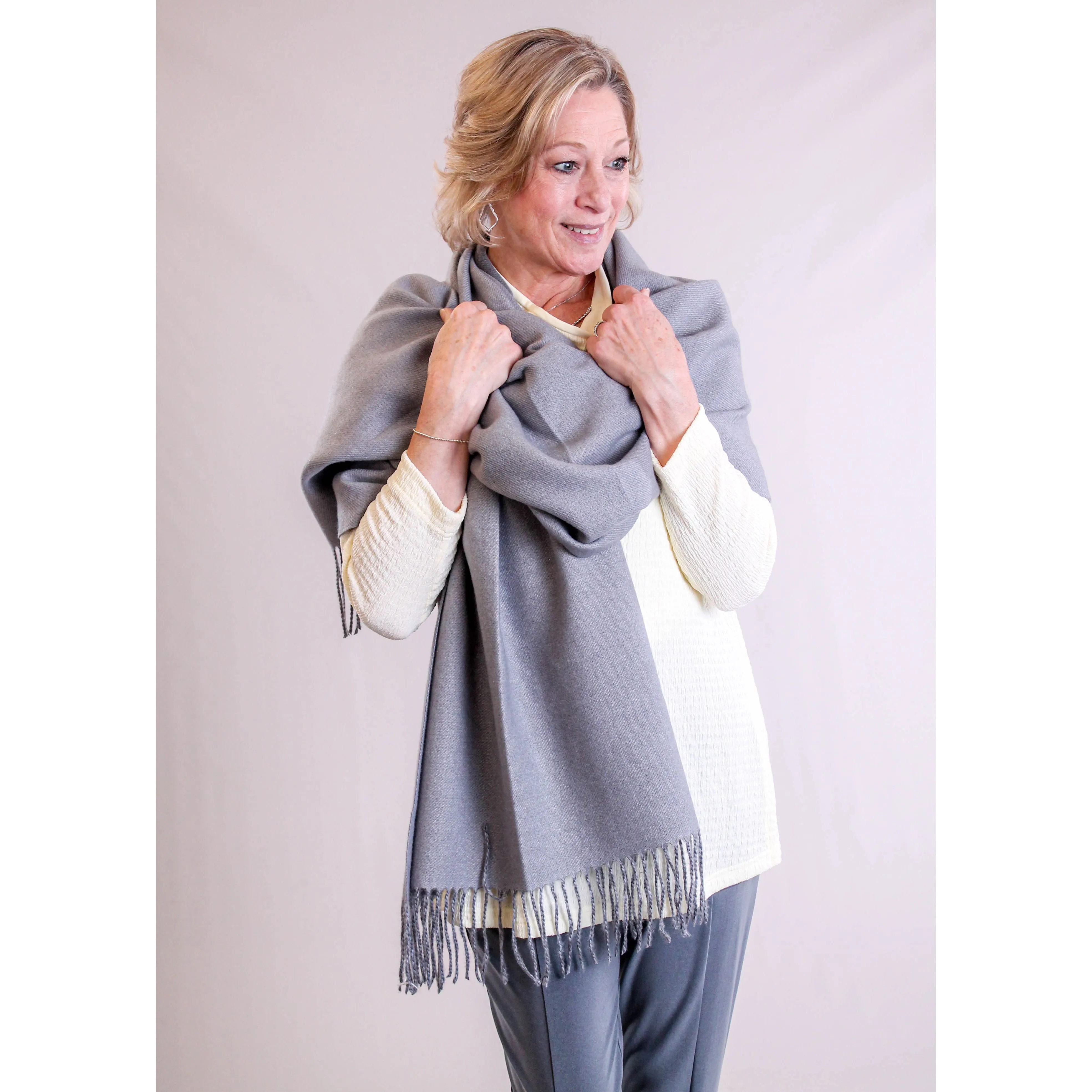 Fashion Scarf with Fringe