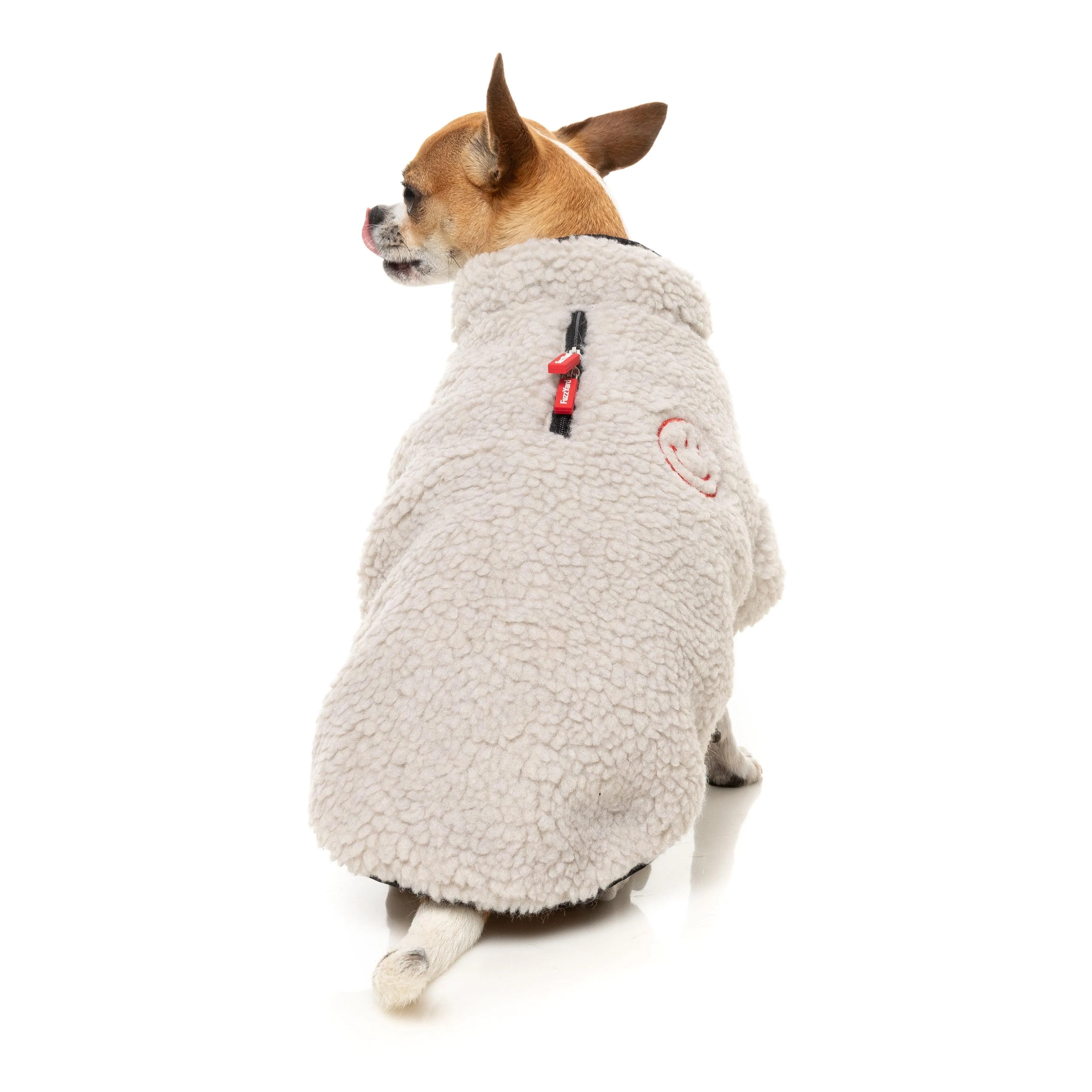 FuzzYard Dog Apparel Jacket Basecamp Stone Size 2