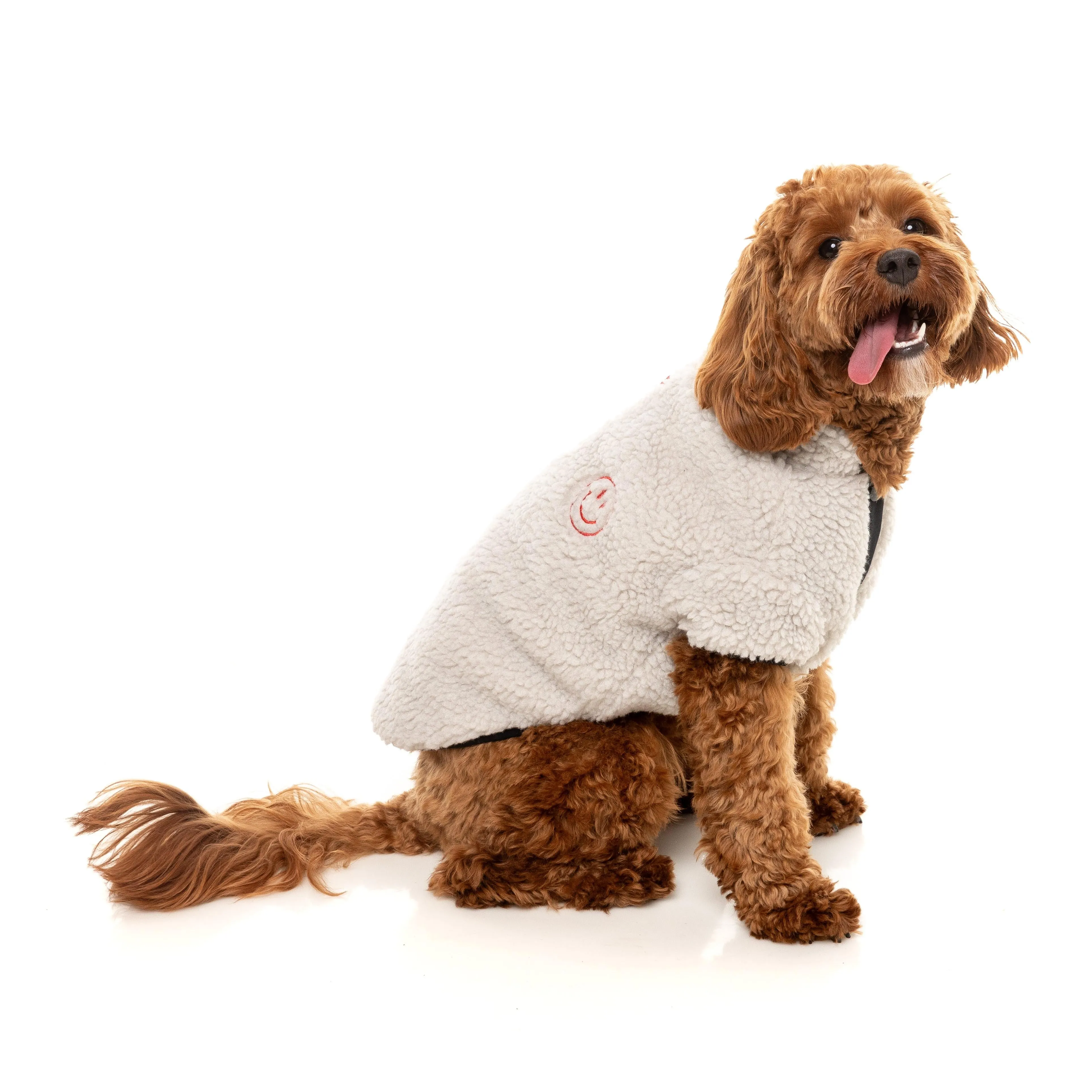 FuzzYard Dog Apparel Jacket Basecamp Stone Size 2