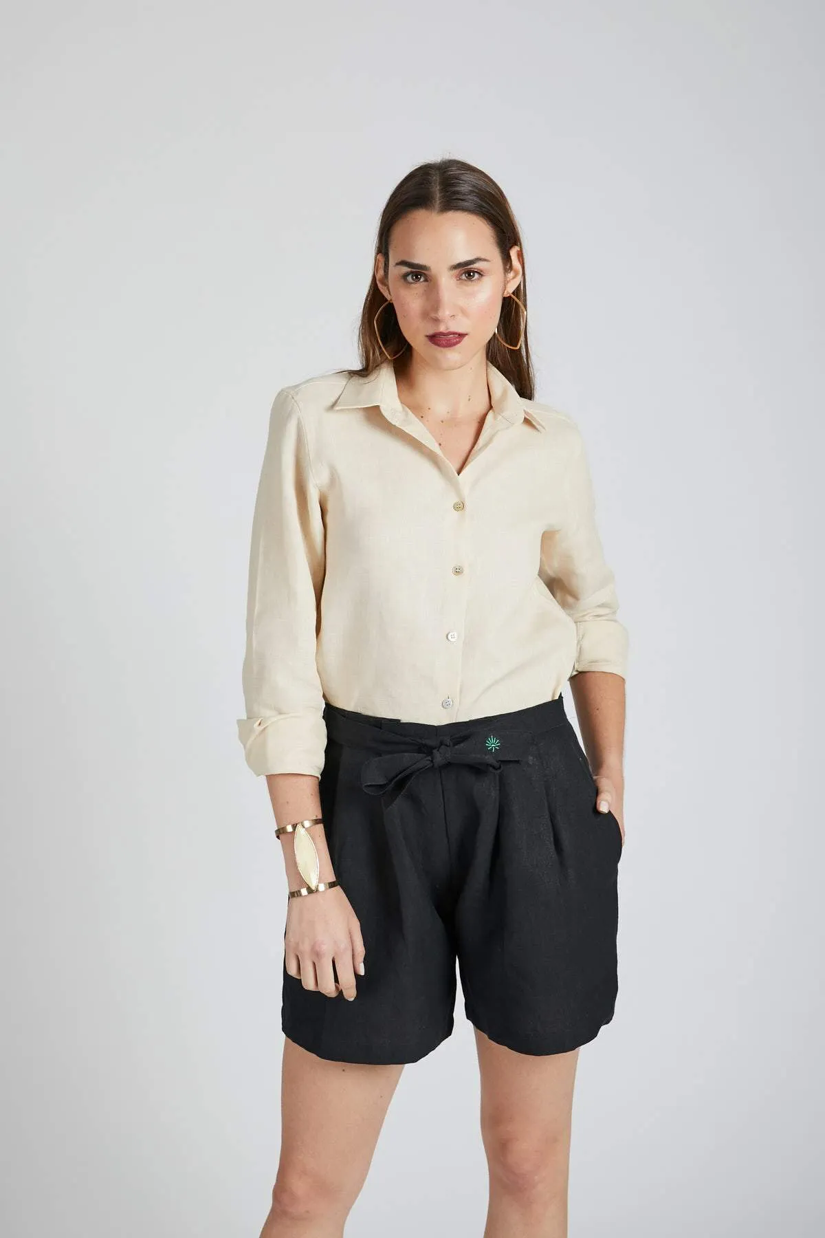 Gleam Tie Up Shorts