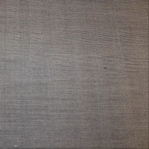 Glen Plaid Wool Suiting - Blue/Grey