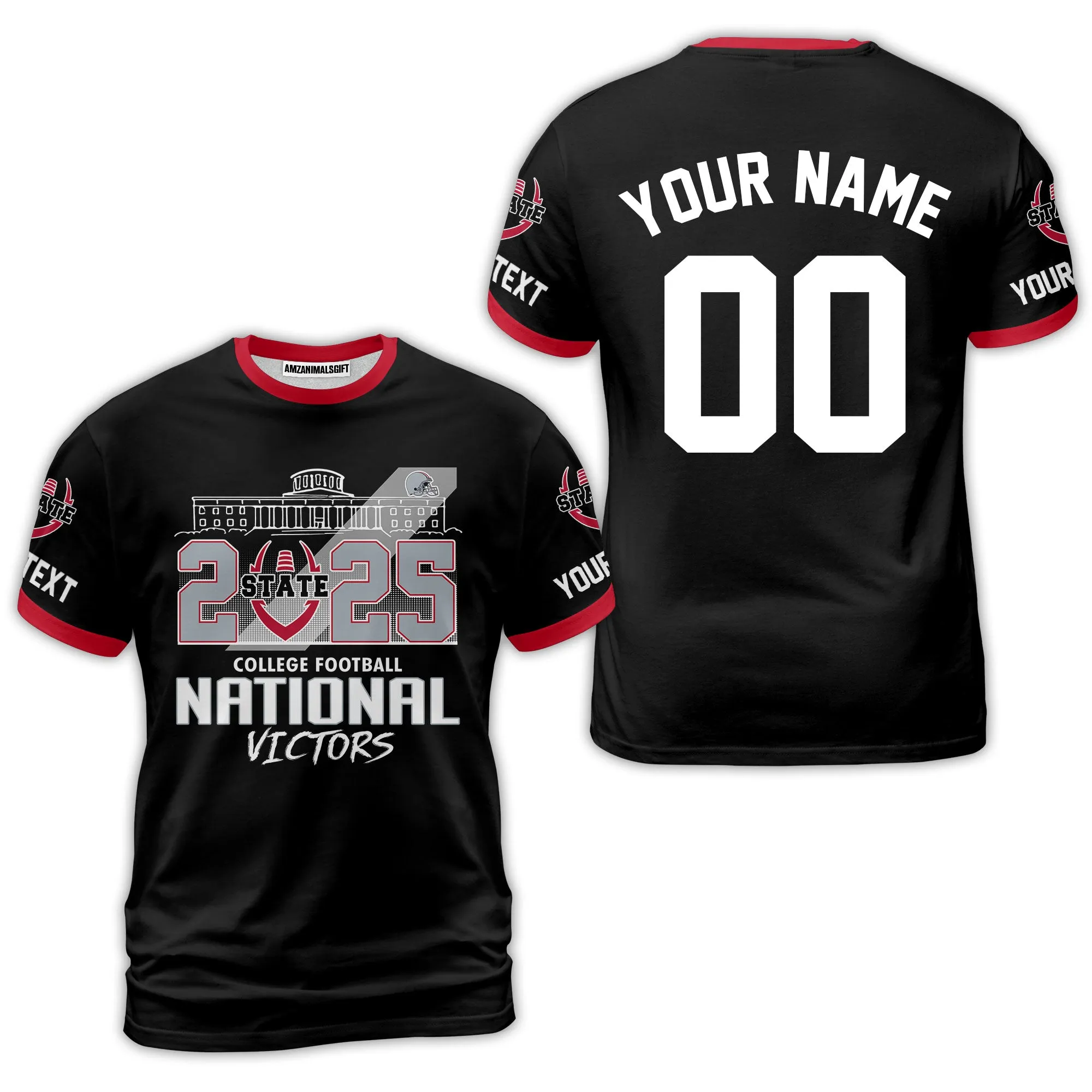 Go Bucks 2025 National Winner Custom 2 Sided Long Sleeve Shirt, College Football Victors Shirt, 2025 Champions Columbus Ohio Custom Long Sleeve Shirts