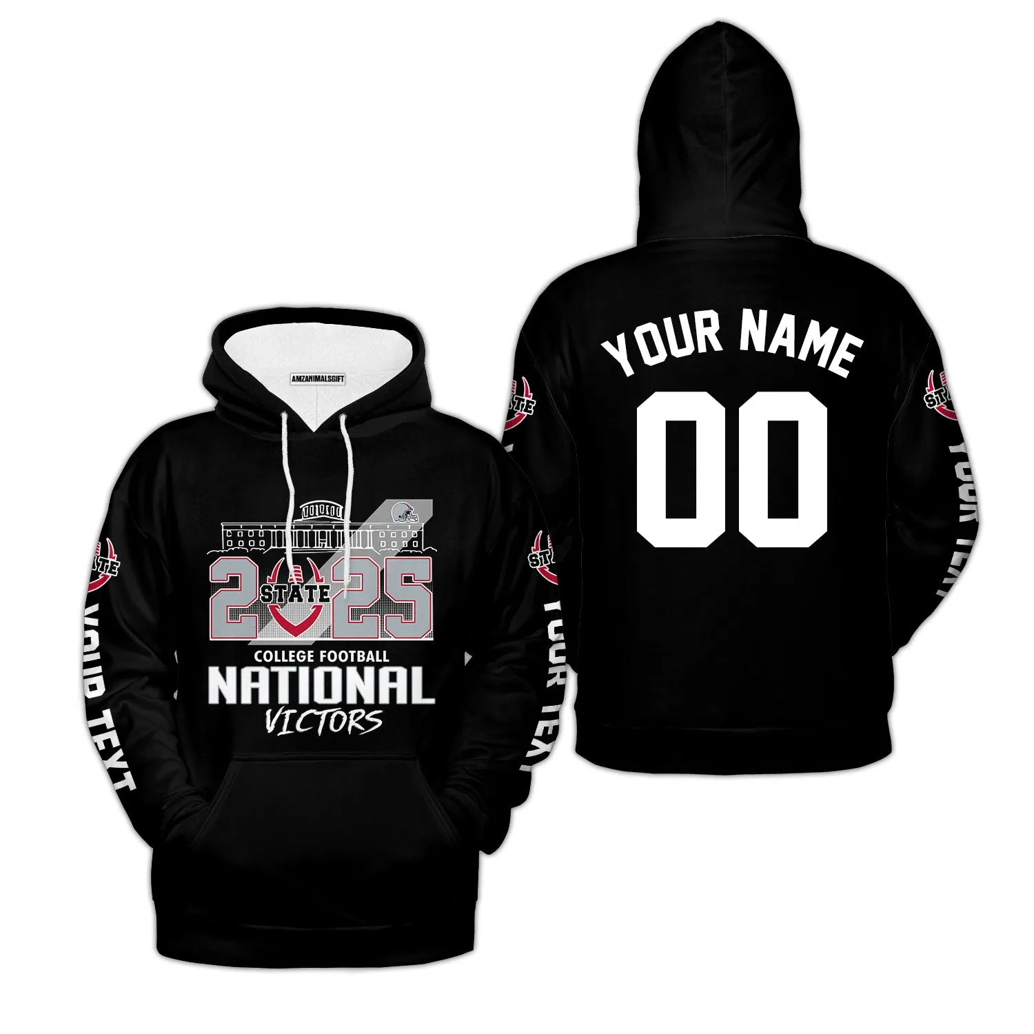 Go Bucks 2025 National Winner Custom 2 Sided Long Sleeve Shirt, College Football Victors Shirt, 2025 Champions Columbus Ohio Custom Long Sleeve Shirts