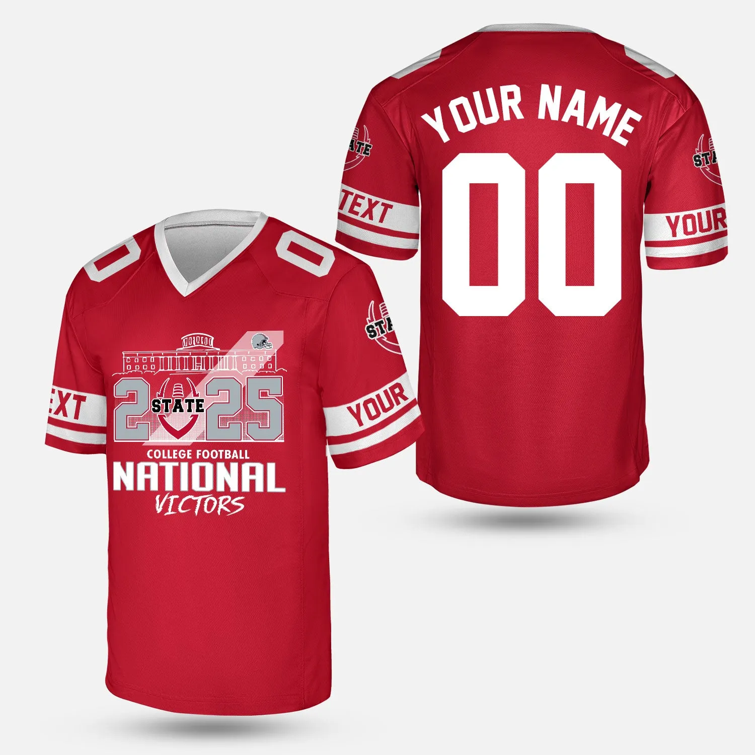 Go Bucks 2025 National Winner Custom 2 Sided Long Sleeve Shirt, College Football Victors Shirt, 2025 Champions Columbus Ohio Custom Long Sleeve Shirts
