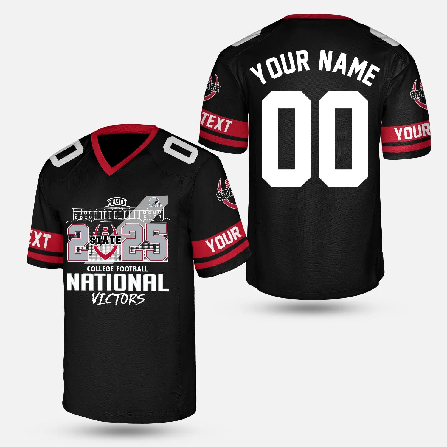 Go Bucks 2025 National Winner Custom 2 Sided Long Sleeve Shirt, College Football Victors Shirt, 2025 Champions Columbus Ohio Custom Long Sleeve Shirts