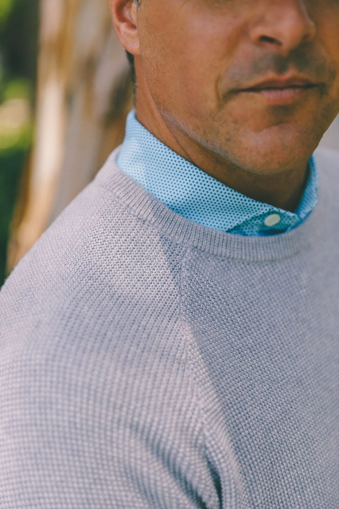 Heath Waffle Knit Crewneck Sweater