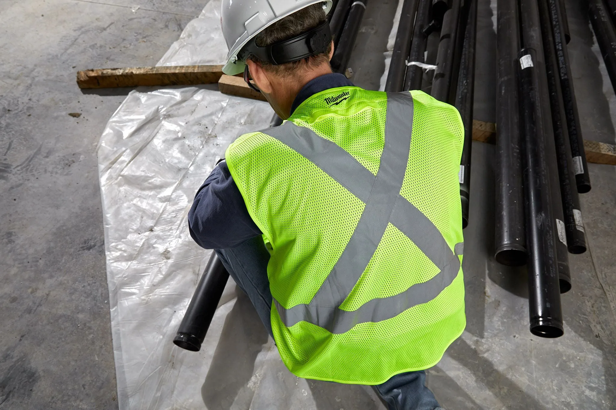 Hi-Vis Vest - Milwaukee® Class 2 High Visibility Safety Vest, 48-73-50