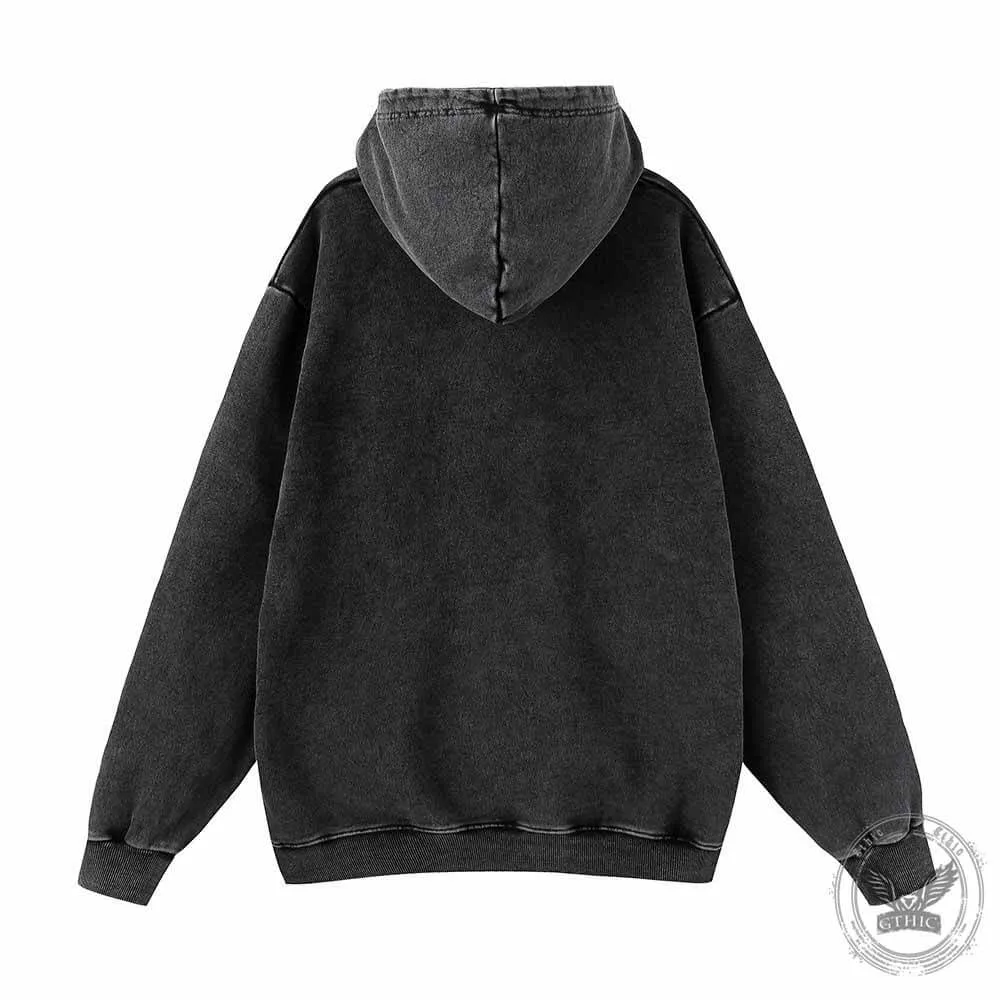 I'm Nicer Than My Face Looks Vintage Washed Hoodie