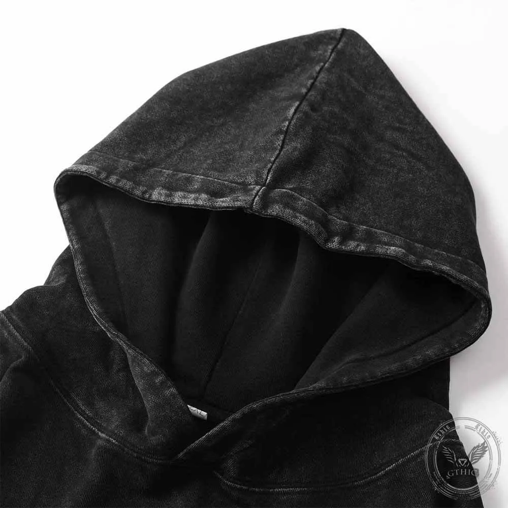 I'm Nicer Than My Face Looks Vintage Washed Hoodie