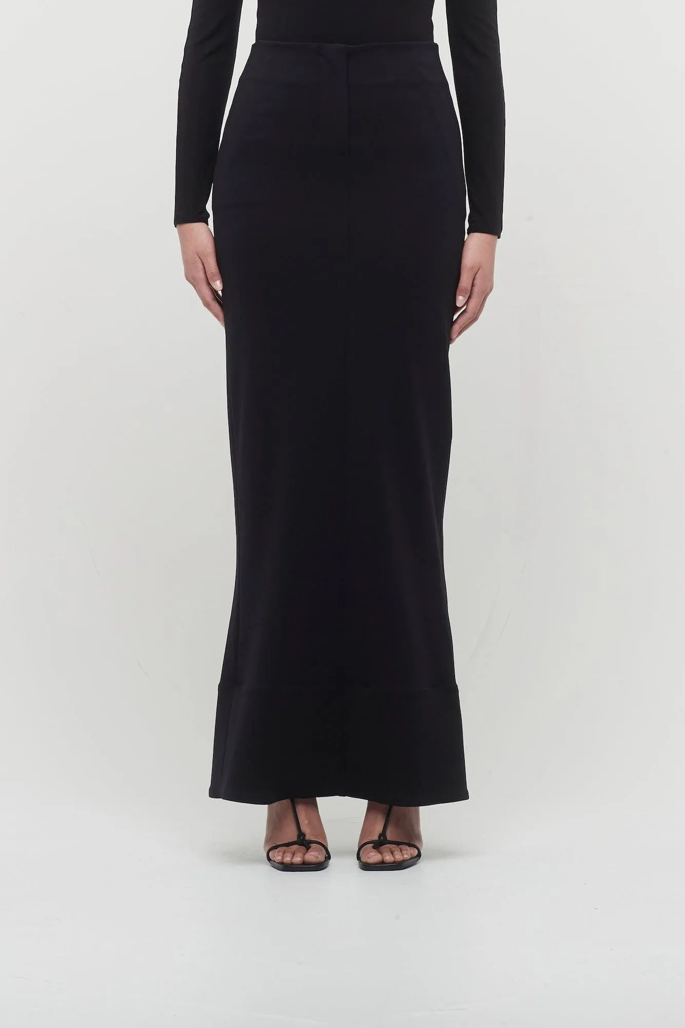 Jacquemus La Jupe Escala in Black