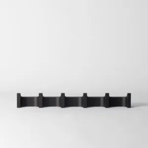 Krog Long Coat Hooks, Black