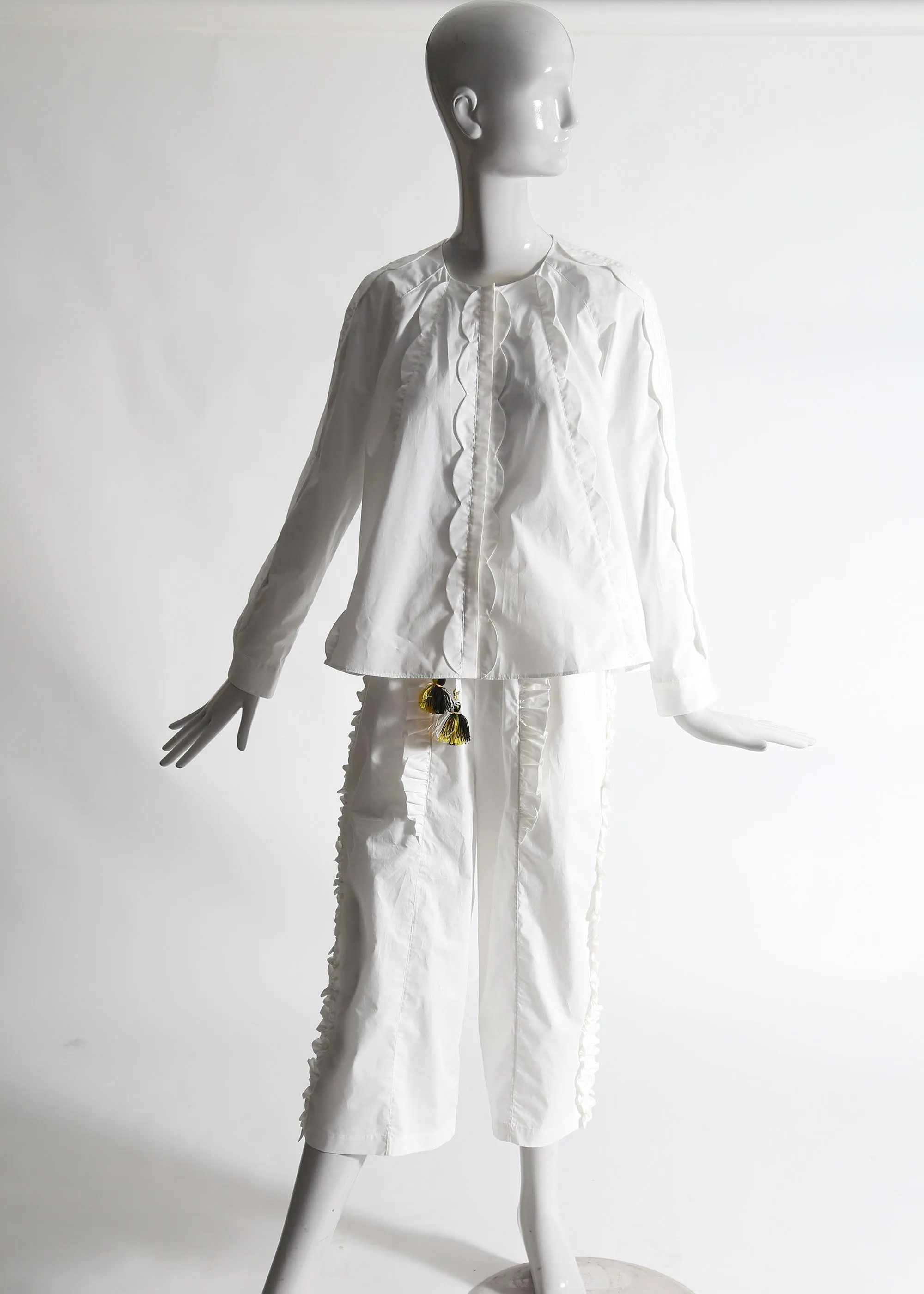 LAUREL RUFFLE TROUSERS