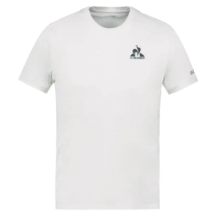 Le Coq Sportif Pro Mens Badminton T-Shirt - Optical White