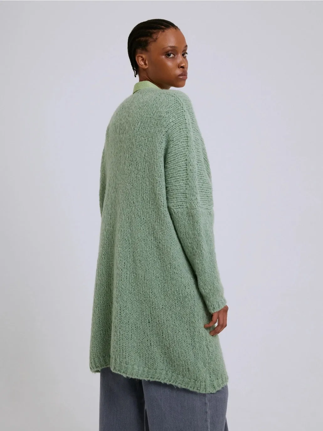 Long Cardigan -mist