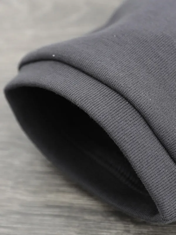 Long Sleeves Loose Drawstring Printed Hoodies Tops