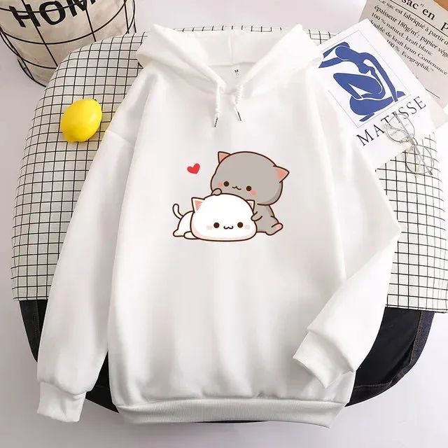 Matching Cat Hoodies for Couples