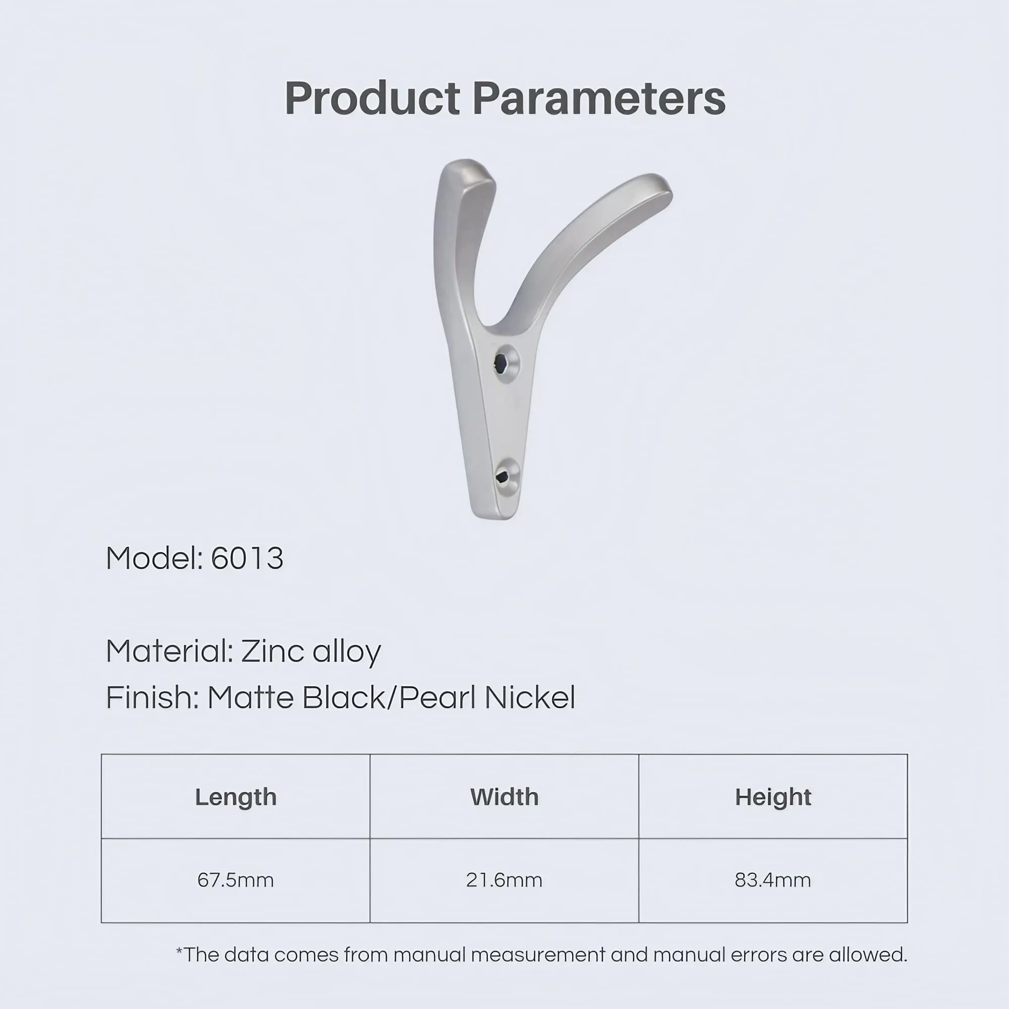 Minimalism Y Shape Wall Hanging Hooks