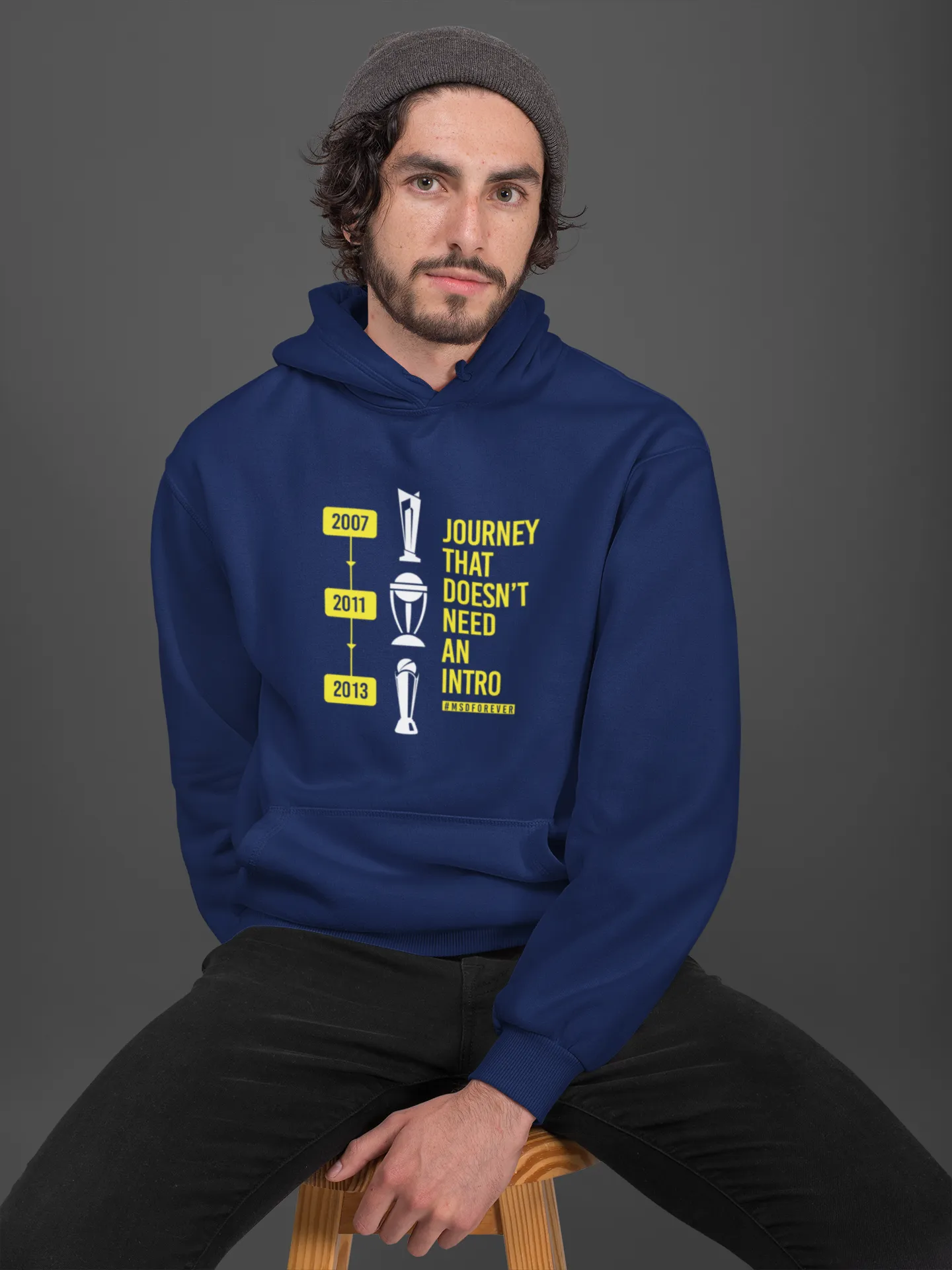 MSD Journey Unisex Hoodie Navy Blue