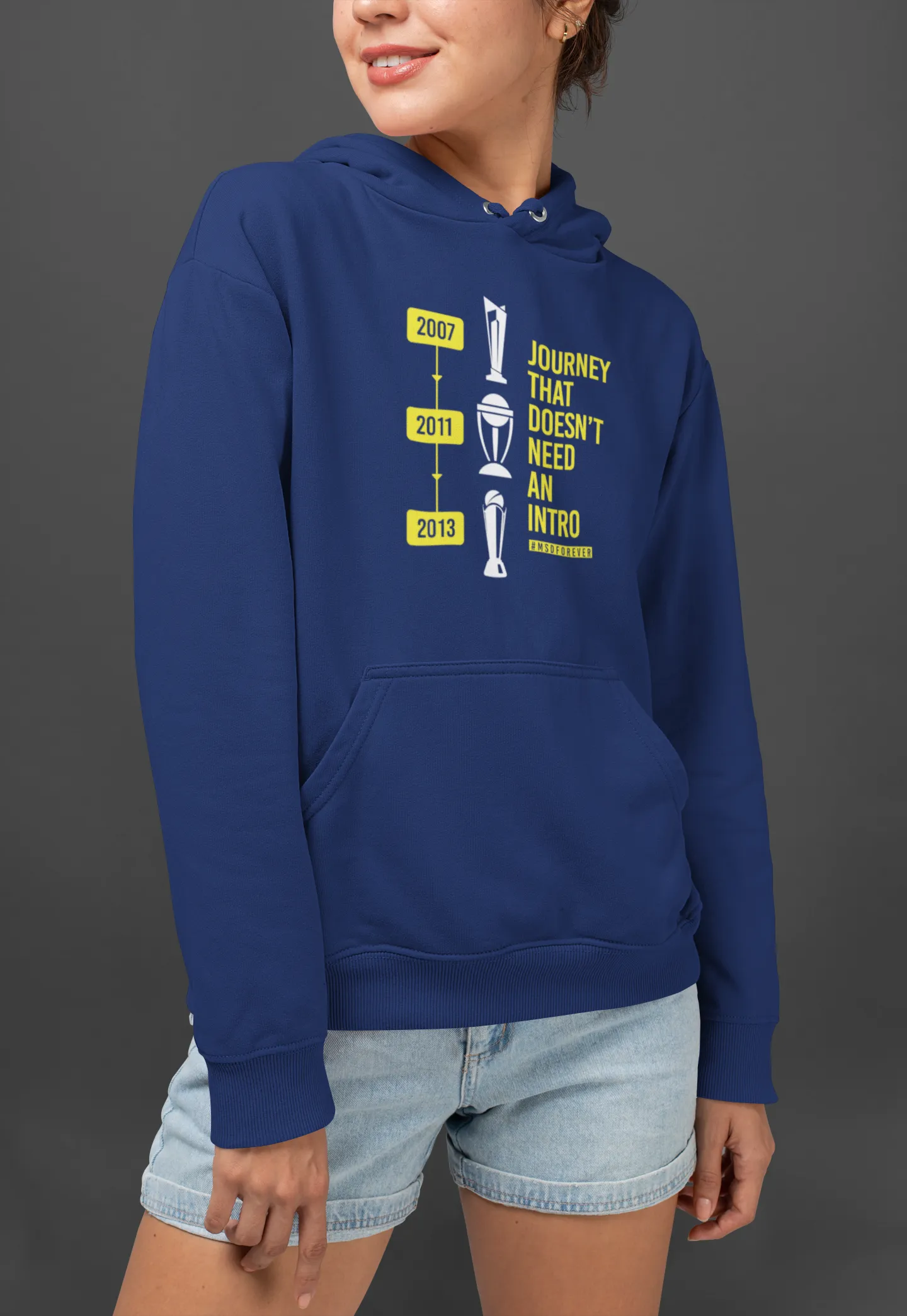 MSD Journey Unisex Hoodie Navy Blue